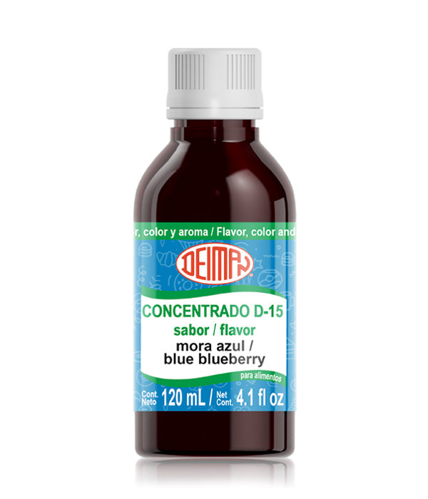 Image of Concentrado de Mora Azul 120 ml | Sabor y Color Alimenticio, Fácil Dosificación