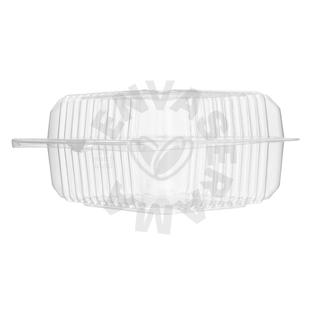 Image of Domo Transparente 14-14 Alto INIX | 14 x 14 x 8 cm | 25 pzs