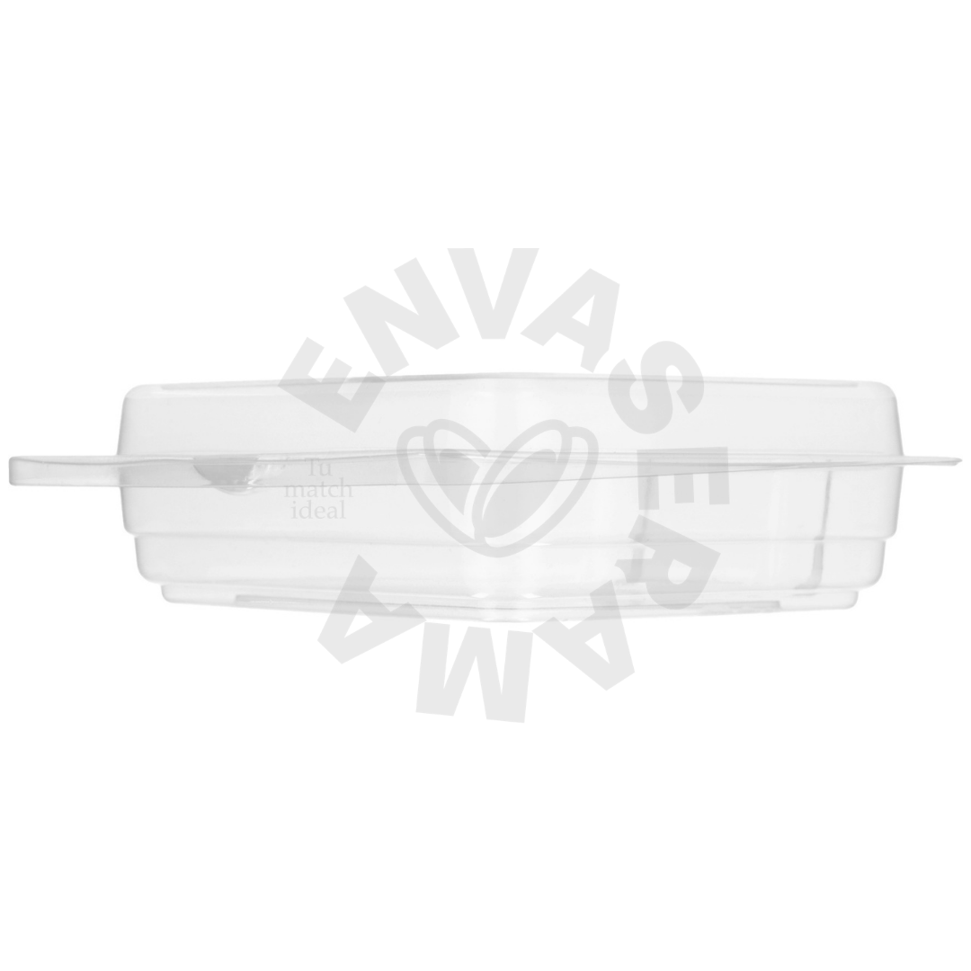 Image of Domo Transparente 14-14 Bajo INIX | 14 x 14 x 3 cm | 25 pzs