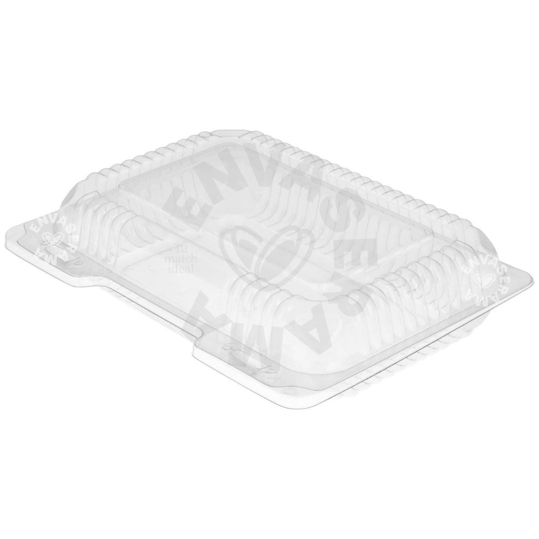 Image of Domo Transparente 22-14 INIX | 23 x 14 x 5 cm | Paquete 25 pzas