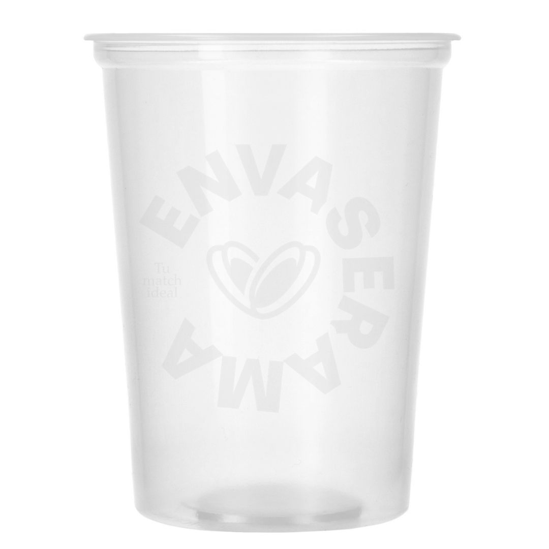 Image of Envase Transparente INIX 32 oz | Opción con Tapa | Paquete 25 pzas