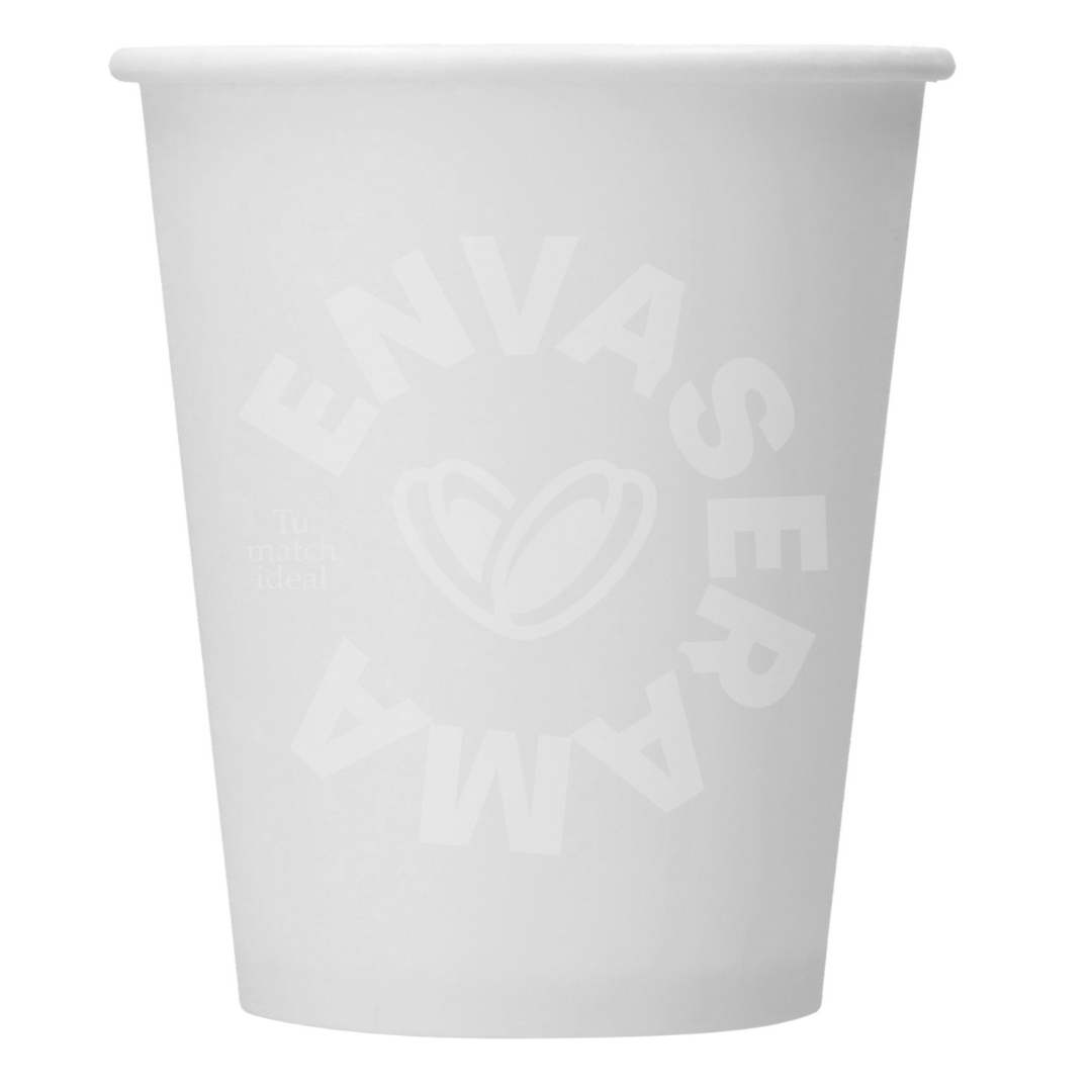 Image of Vaso de Papel Blanco 10 oz (296 ml) SOLO | Paquete 50 pzas