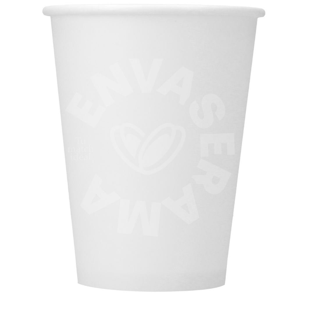 Image of Vaso de Papel Blanco 12 oz (355 ml) SOLO | Paquete 50 pzas