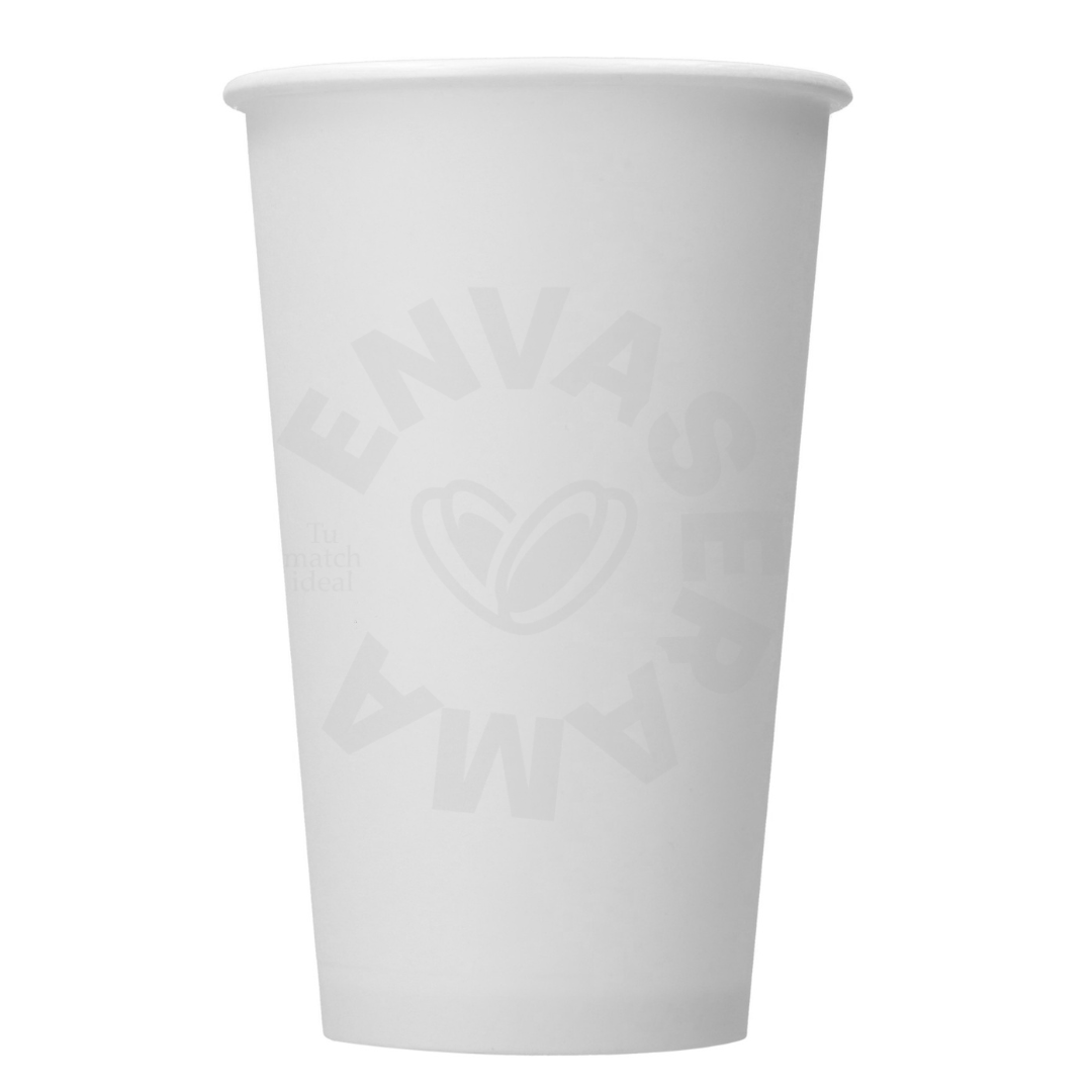 Image of Vaso de Papel 16 oz (473 ml) Diseño Mistique® SOLO | Paquete 50 pzas