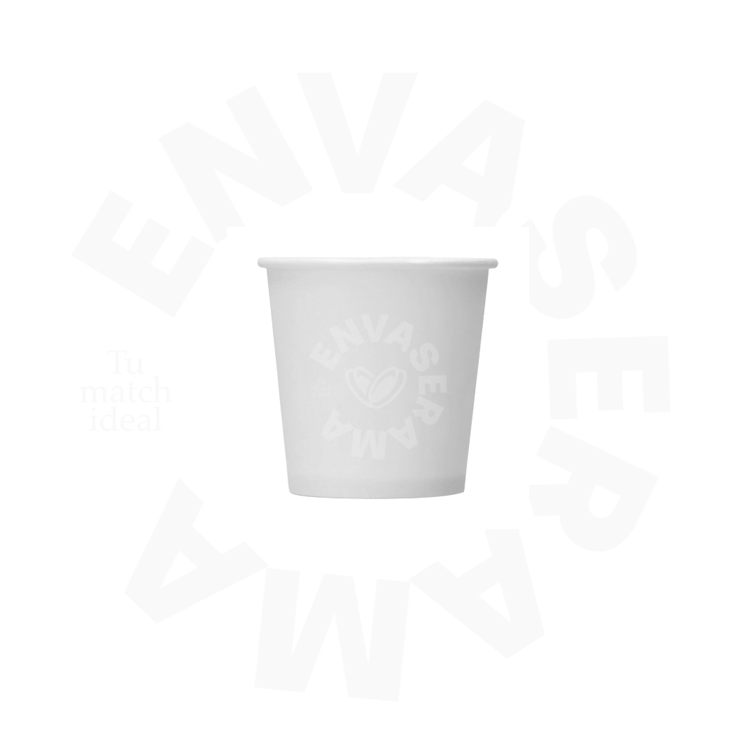 Image of Vaso de Papel Blanco 4 oz (118 ml) SOLO | Paquete 50 pzas