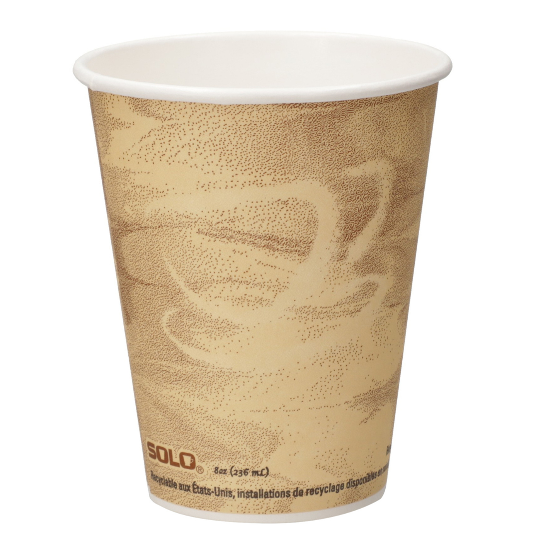 Image of Vaso de Papel 8 oz (237 ml) Diseño Mistique® SOLO | Paquete 50 pzas
